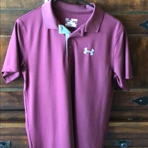Boys Under Armour three button shirt.